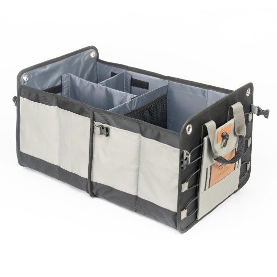 Indic Heavy-Duty Waterproof Polyester Car Boot Organizer for SUV/Sedan Trunk – Collapsible, Portable Storage Bag