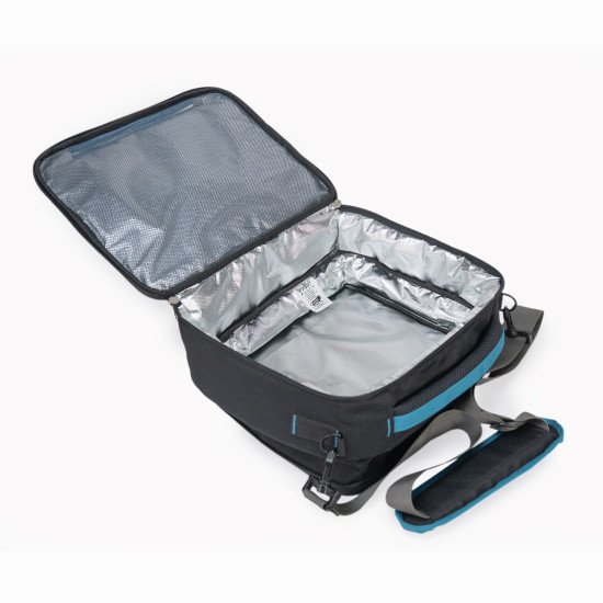 Indic Insulated Picnic Bag – Expandable Cooler Tote with Shoulder Strap & Dual Hand Grippers (12.5 x 11 x 4 in, Expandable to 7 in)