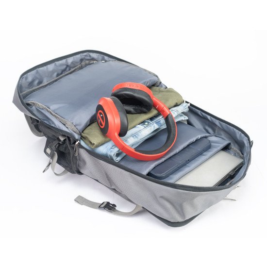 Indic Camping Picnic Backpack with Insulated Bottle Holder, Blanket Strap & External Pocket – Outdoor Travel Bag (16.5 x 14 x 7 in, 870 gm)