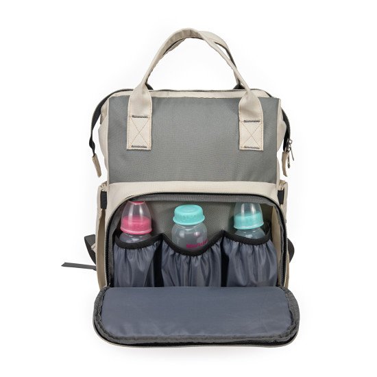 Indic Diaper Bag Backpack with Foldable Changing Station – Waterproof, Large Capacity Baby Bag for Newborns