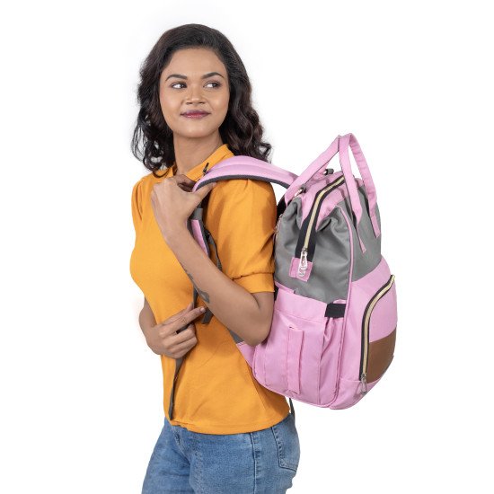 Indic Baby Diaper Bag – Waterproof, High-Capacity Travel Backpack for Moms & Dads