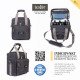 Indic Premium Beer Bag – 6 Bottle Insulated Cooler Tote with Shoulder Strap & Organizer Pocket