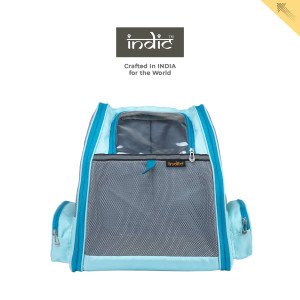 Indic Expandable Pet Carrier Backpack for Cats, Small Dogs & Rabbits – Foldable, Breathable & Travel-Friendly