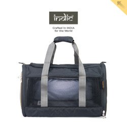 Indic Soft-Sided Pet Carrier Bag for Cats, Small Dogs & Rabbits – Airline Approved, Foldable Travel Bag