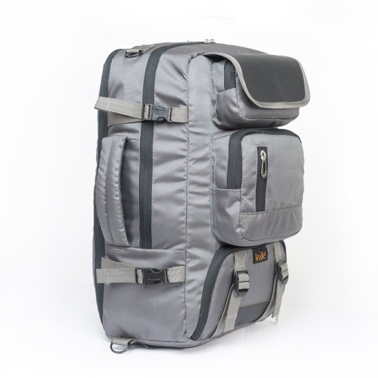 Indic Overnighter Backpack – Large Capacity, Water-Resistant Travel Bag with Crossbody Strap & Laptop Compartment